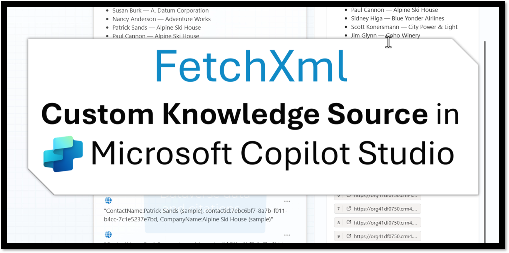 Custom knowledge sources in Copilot Studio